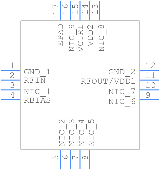 HMC8414ACPZN-R7 - Analog Devices - PCB symbol