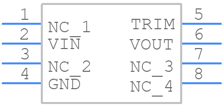 RH1021BMH-5 - Analog Devices - PCB symbol