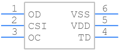 DW01S - Goodwork Semiconductor - PCB symbol