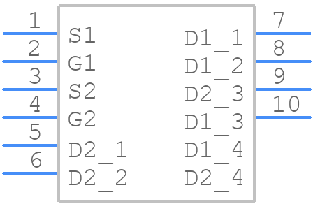 PJQ5968A-AU - PANJIT - PCB symbol