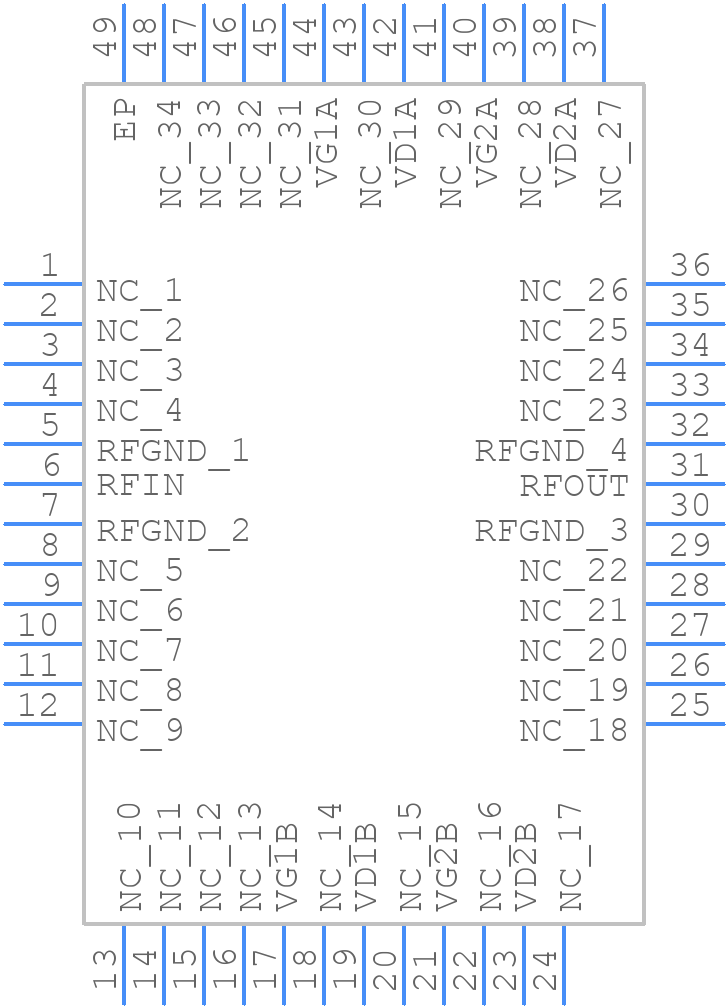CMPA3135060S - MACOM - PCB symbol