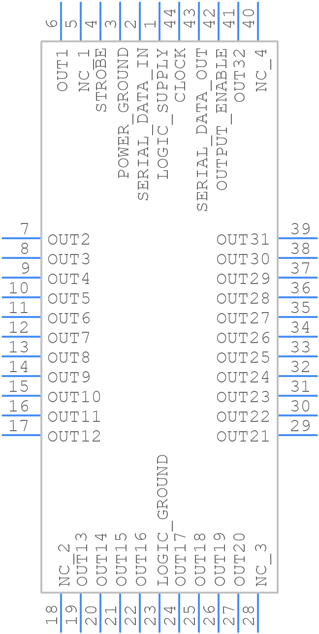 A6833SEPTR-T - Allegro Microsystems - PCB symbol