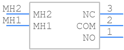7101MD9ABE - LITTELFUSE - PCB symbol