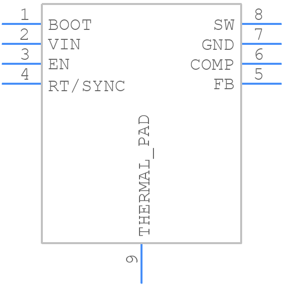 RTQ6365GSP - RICHTEK - PCB symbol