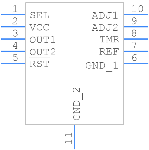 LTC2919HDDB-5#TRMPBF - Analog Devices - PCB symbol