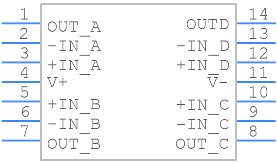 LT1125CN#PBF - Analog Devices - PCB symbol