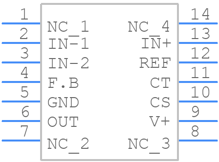 NJM2384M - Nisshinbo - PCB symbol