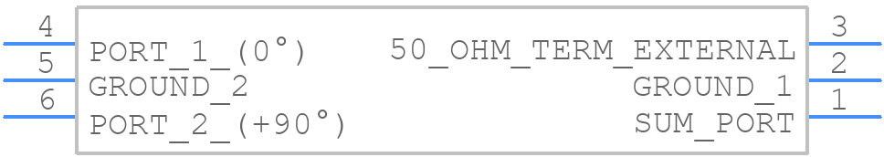 QCV-271+ - Mini-Circuits - PCB symbol
