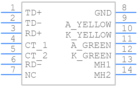 213A-11CAA-R - ATTEND - PCB symbol