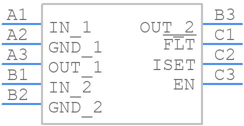 KTS1661ECAC-TA - Kinetic Technologies - PCB symbol