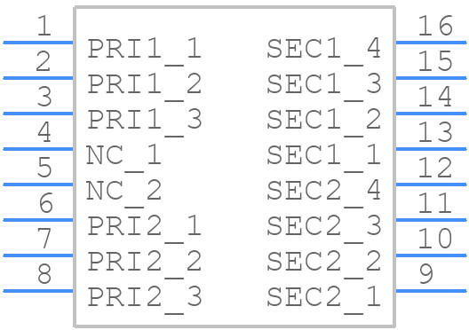 PM-DB2779 - Premier Magnetics - PCB symbol