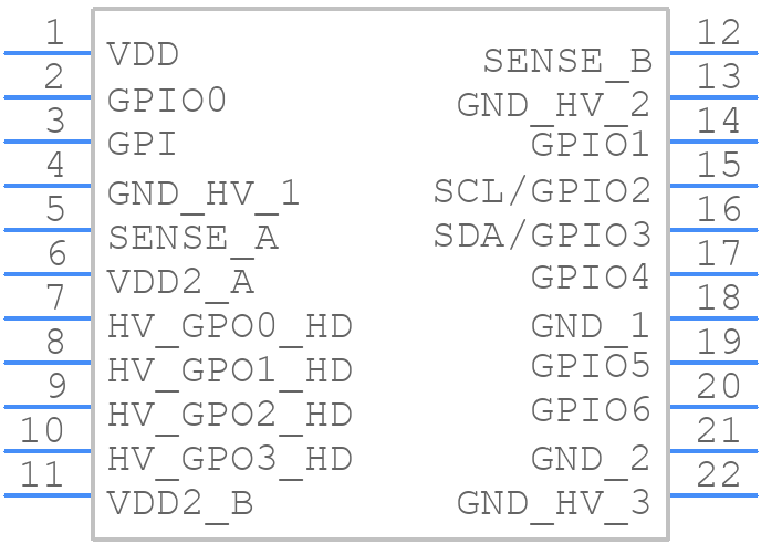 SLG47105-EV - Renesas Electronics - PCB symbol
