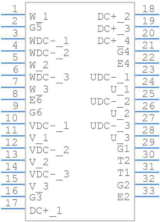 SK100GD12T7ETE2 - Semikron - PCB symbol