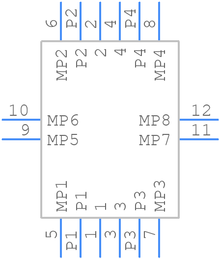 BM25-4S/2-V - Hirose - PCB symbol