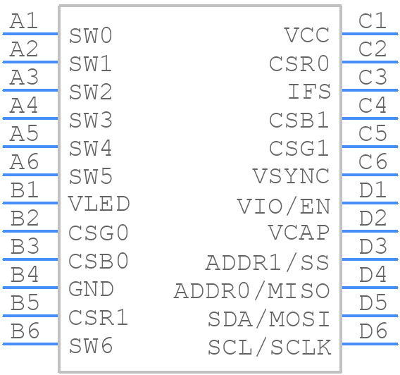 LP5867YBHR - Texas Instruments - PCB symbol