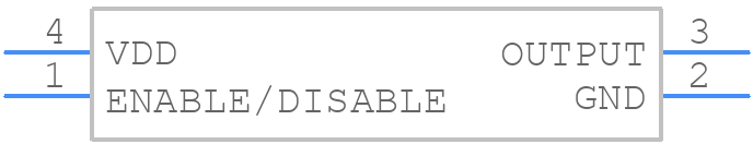 SMBN-751 32.768 - Aker Technology - PCB symbol