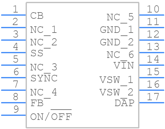LM2672LD-ADJ/NOPB - Texas Instruments - PCB symbol