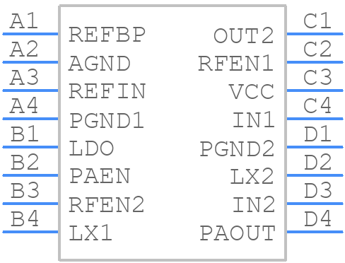 MAX8896EREE+T - Analog Devices - PCB symbol