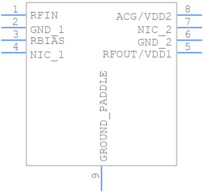 ADL8101ACPZN - Analog Devices - PCB symbol