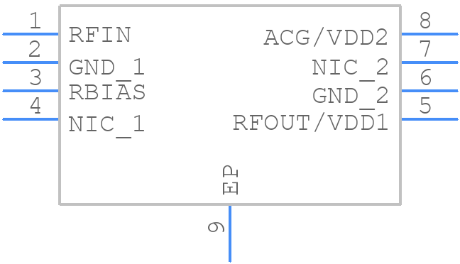 ADL8101ACPZN-R7 - Analog Devices - PCB symbol