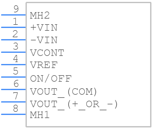 VHV12-1.0K2000P - VOLGEN - PCB symbol