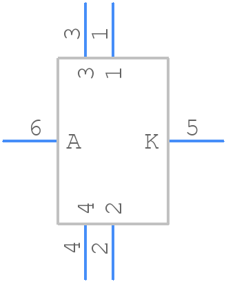 TL3265WQSCLR - E-Switch - PCB symbol
