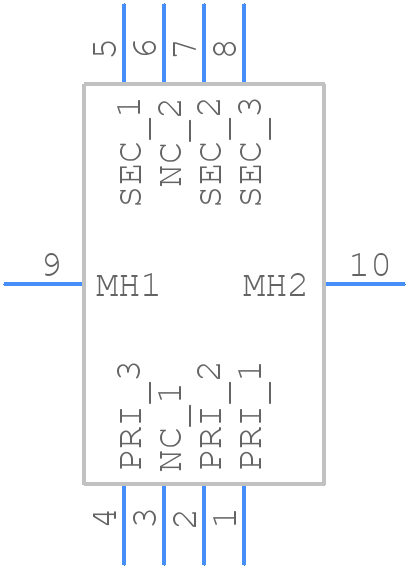 149T - Hammond Manufacturing - PCB symbol