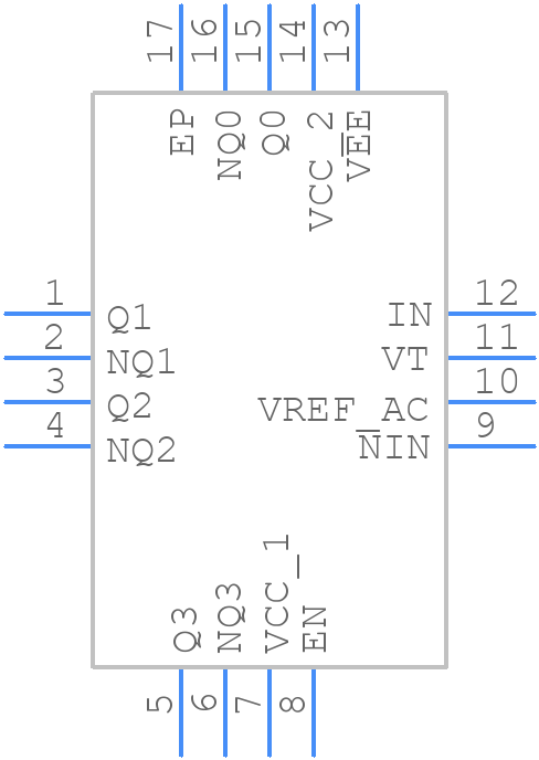 8S89831AKILF - Renesas Electronics - PCB symbol