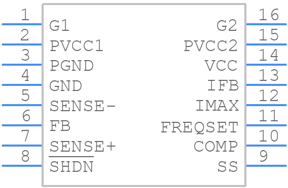 LTC3830ES#TRPBF - Analog Devices - PCB symbol