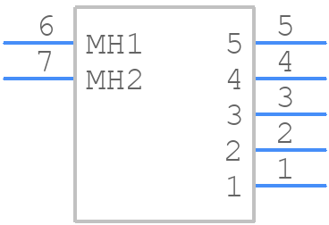 SSM005L2HN - TE Connectivity - PCB symbol