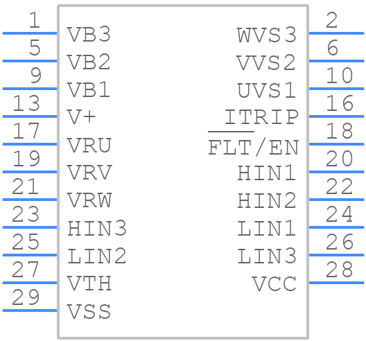 IRDAKO726350B - Infineon - PCB symbol