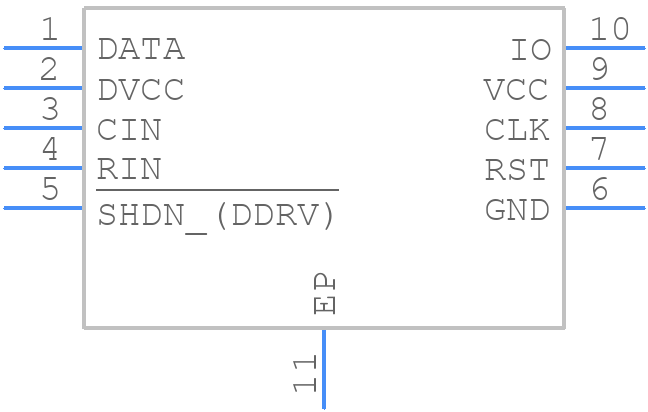 MAX1840EUB - Rochester Electronics - PCB symbol