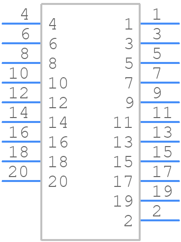FF29B-20A-R21A-B-3J - Fujikura - PCB symbol