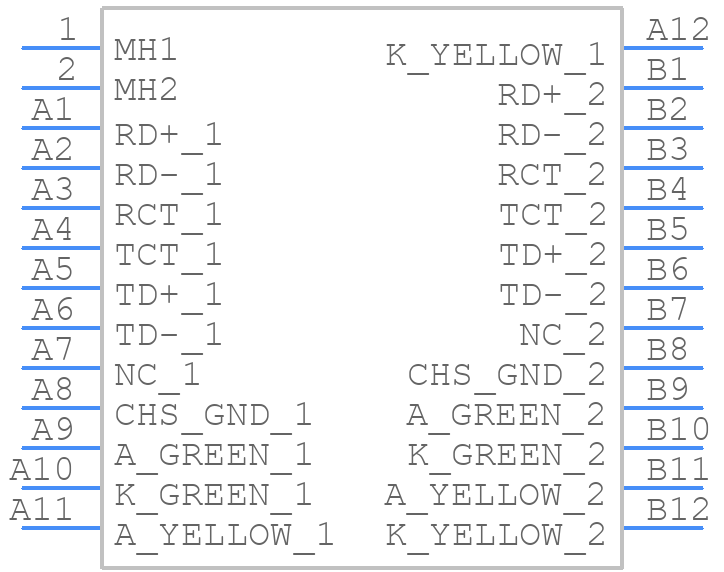 HR871210DE - Hanrun Electronics - PCB symbol