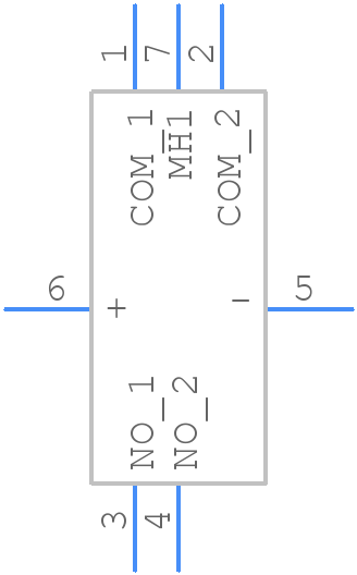 TS5-2TU-1A-11S - Honyone - PCB symbol