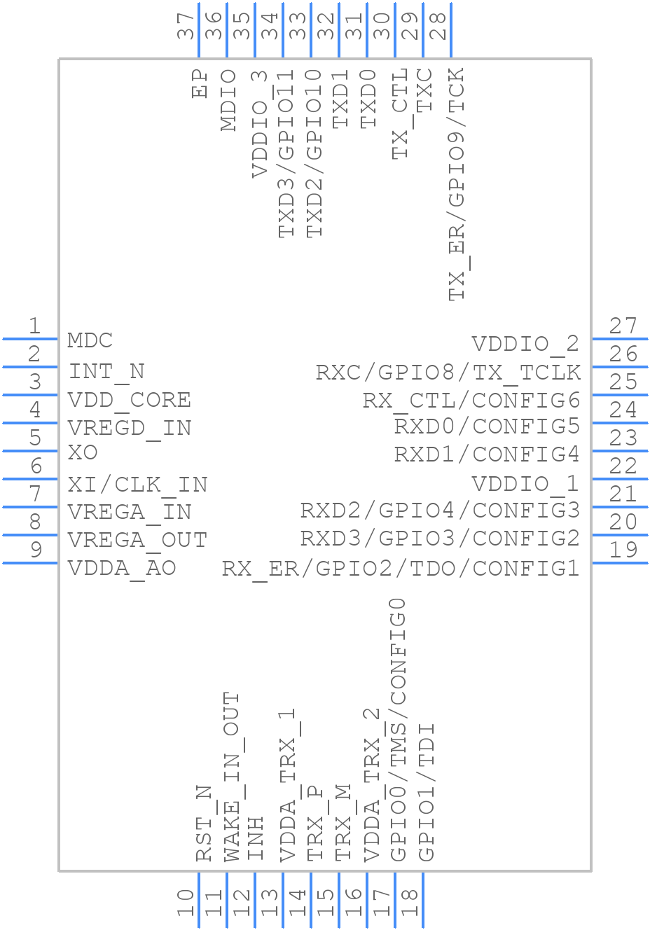 TJA1103AHN - NXP - PCB symbol