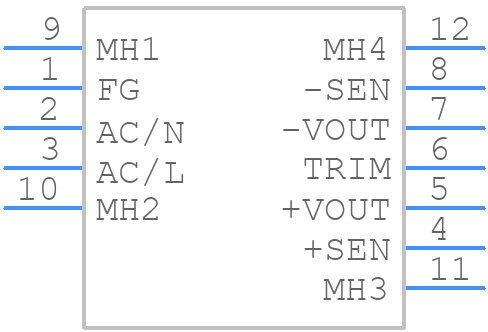 CBM150S240 - Cincon - PCB symbol