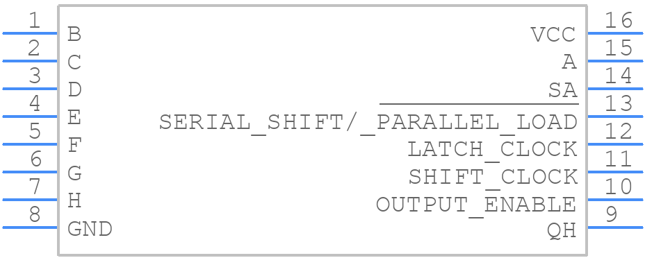 MC74HC589ADTR2G-Q - onsemi - PCB symbol