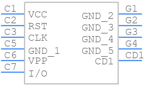 MUP-C7801-2 - MUP - PCB symbol