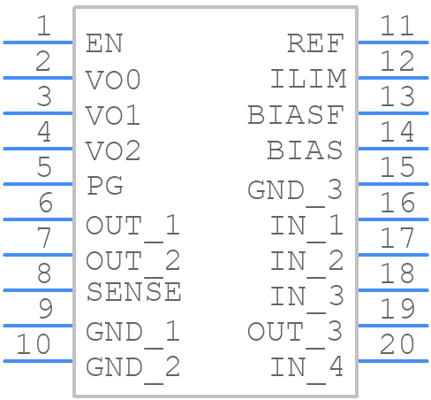 LT3077ACRZ-R7 - Analog Devices - PCB symbol