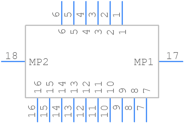 ZE05H-16DP-2V - Hirose - PCB symbol
