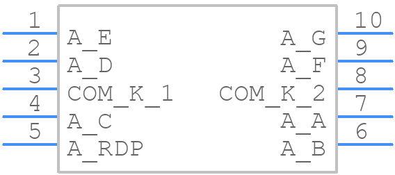 LSD100AUE-101A-01 - WENRUN - PCB symbol