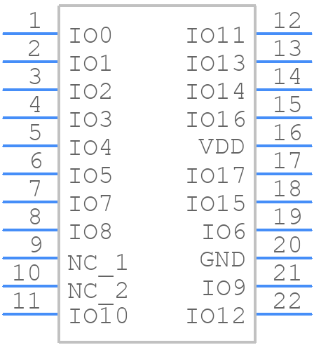 SLG46537MTR - Renesas Electronics - PCB symbol