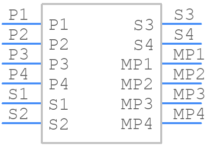 5050040812 - Molex - PCB symbol