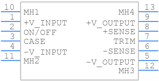CHB75W-24S28 - Cincon - PCB symbol