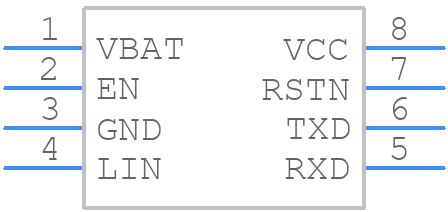 TJA1028AT/0Z - NXP - PCB symbol