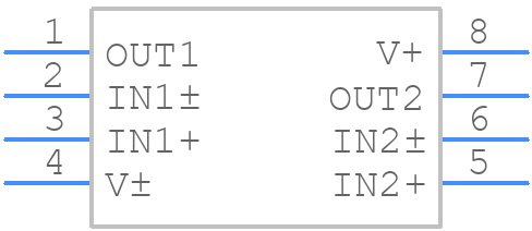 OPA2994IDGKR - Texas Instruments - PCB symbol