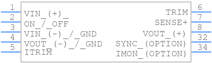 I7C4W012A050V-PC3-R - TDK Lambda - PCB symbol