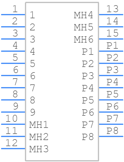 SS-90000-019 - BelFuse - PCB symbol
