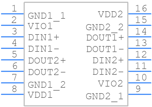 ADN4621BRIZ-RL - Analog Devices - PCB symbol